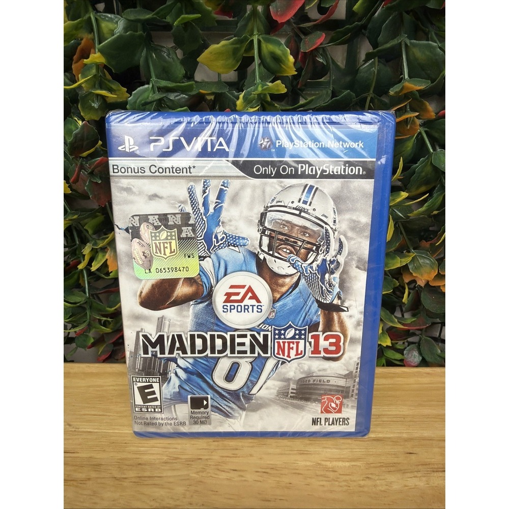 Madden‎ NFL 13 for Sony Playstation Vita Brand NEW Factory Sealed 2012 Megatron